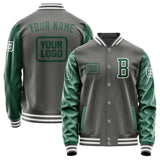 Custom Dark Grey Green Jacket