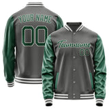 Custom Dark Grey Green Jacket