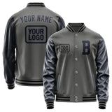 Custom Dark Grey Navy Jacket