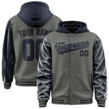 Custom Dark Grey Navy Jacket