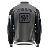 Custom Dark Grey Navy Jacket JA202011201818111118