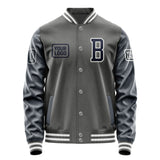 Custom Dark Grey Navy Jacket JA202011201818111118