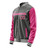 Custom Dark Grey Pink Jacket JA2020132018B21813