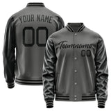 Custom Dark Grey Black Jacket