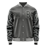 Custom Dark Grey Black Jacket JA202017201818171718