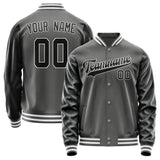 Custom Dark Grey Black Jacket JA2020172018B31817