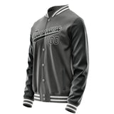 Custom Dark Grey Black Jacket JA2020172018B31817