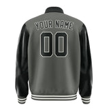 Custom Dark Grey Black Jacket