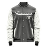 Custom Dark Grey White Jacket JA2020182017B21718