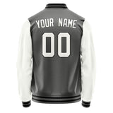 Custom Dark Grey White Jacket JA2020182017B31718