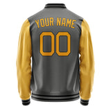 Custom Dark Grey Yellow Jacket JA2020192017B21719