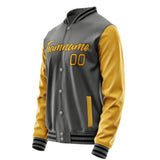 Custom Dark Grey Yellow Jacket JA2020192017B21719