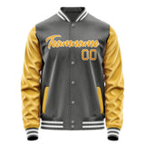 Custom Dark Grey Yellow Jacket JA2020192018B21819