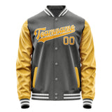 Custom Dark Grey Yellow Jacket JA2020192018B31819