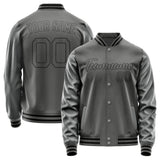 Custom Dark Grey Dark Grey Jacket JA2020202017B21720