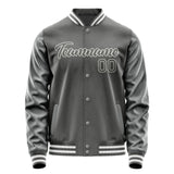 Custom Dark Grey Dark Grey Jacket JA2020202018B21820