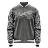 Custom Dark Grey Dark Grey Jacket JA2020202018B31820