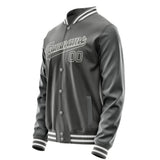 Custom Dark Grey Dark Grey Jacket JA2020202018B31820