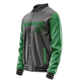 Custom Dark Grey Emerald Green Jacket JA2020242017B21724