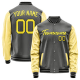 Custom Dark Grey Light Yellow Jacket JA2020262017B21726