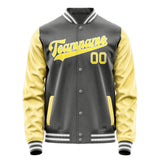 Custom Dark Grey Light Yellow Jacket JA2020262018B31826