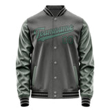 Custom Dark Grey Blue Green Jacket JA2020272017B31727