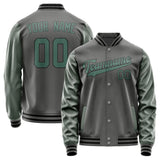 Custom Dark Grey Blue Green Jacket