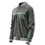 Custom Dark Grey Blue Green Jacket JA2020272018B21827