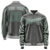 Custom Dark Grey Blue Green Jacket JA2020272018B31827