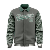 Custom Dark Grey Blue Green Jacket