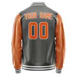 Custom Dark Grey Orange Jacket JA2020282018B31828