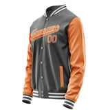 Custom Dark Grey Orange Jacket JA2020282018B31828