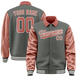 Custom Dark Grey Copper Rose Jacket