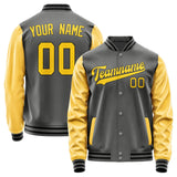 Custom Dark Grey Gold Jacket