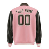 Custom Light Pink Brown Jacket
