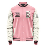 Custom Light Pink Cream Jacket JA212103211717030317