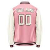 Custom Light Pink Cream Jacket JA2121032117B31703