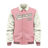 Custom Light Pink Cream Jacket
