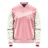 Custom Light Pink Cream Jacket JA2121032118B31803