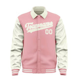 Custom Light Pink Cream Jacket