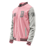 Custom Light Pink Gray Jacket JA212104211717040417