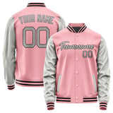 Custom Light Pink Gray Jacket JA2121042117B21704