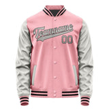 Custom Light Pink Gray Jacket JA2121042117B31704