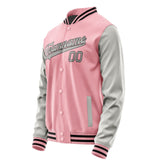 Custom Light Pink Gray Jacket JA2121042117B31704