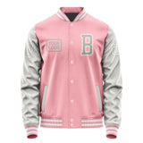 Custom Light Pink Gray Jacket JA212104211818040418