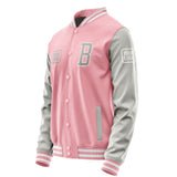 Custom Light Pink Gray Jacket JA212104211818040418