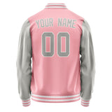 Custom Light Pink Gray Jacket JA2121042118B31804