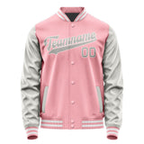 Custom Light Pink Gray Jacket JA2121042118B31804