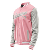 Custom Light Pink Gray Jacket JA2121042118B31804