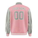 Custom Light Pink Gray Jacket